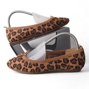 Vince Camuto Flanna Washable‎ "Leopard Print" Slip-on Ballet Flats Women's 8M